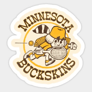 Minnesota Buckskins Defunct 70s Tennis Team Sticker